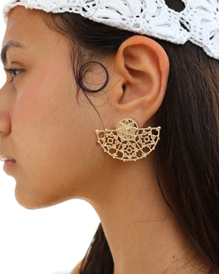 Naušnice PAGEA x gold plated