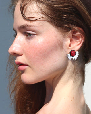 Naušnice TERRA VINKA x silver plated