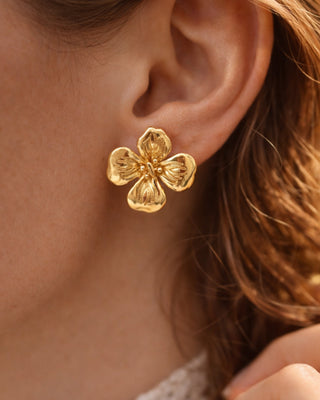 Naušnice DEGENIA VELEBITICA x gold plated