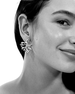 Naušnice CRNA MASLINA x gold plated