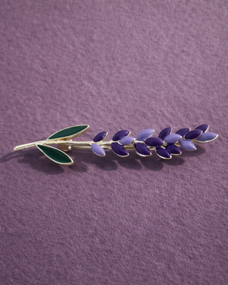 BROŠ LAVANDA x silver plated