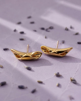 Naušnice FUZZI x gold plated