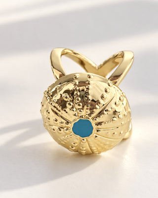 PRSTEN ZA MARAMU JEŽIN x gold plated