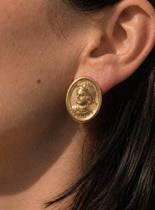 NAUŠNICE ZAGORKA x gold plated