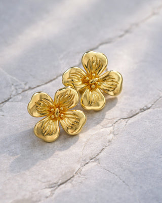 Naušnice DEGENIA VELEBITICA x gold plated