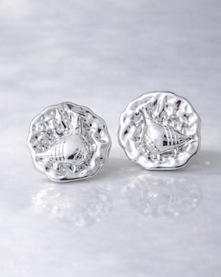 Naušnice LOVE DOVES x silver plated