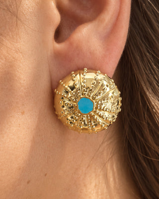 Naušnice JEŽIN x gold plated