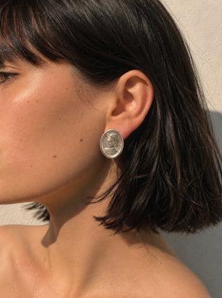 NAUŠNICE ZAGORKA x silver plated