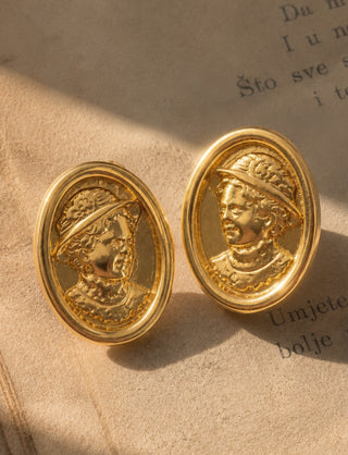 NAUŠNICE ZAGORKA x gold plated