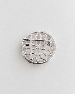 BROŠ JEŽIN x silver plated