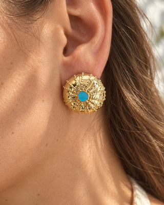 Naušnice JEŽIN x gold plated