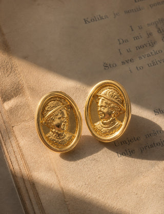NAUŠNICE ZAGORKA x gold plated