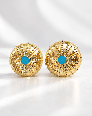 Naušnice JEŽIN x gold plated
